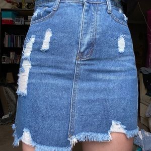 Jean skirt